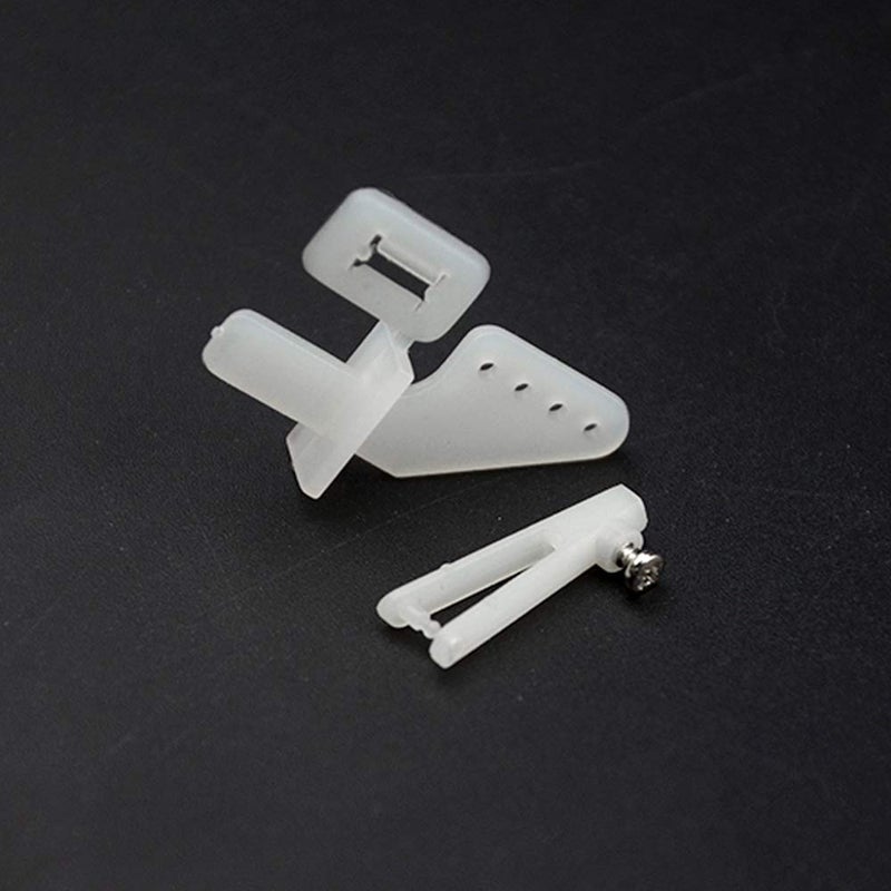 WMYCONGCONG 20 Set Nylon Micro Control Horns 21x11 mm 4 Hole for RC Airplane Remote Control Foam Electric Park Flyers Parts - Image 4